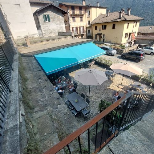 Bar-Terrasse von oben